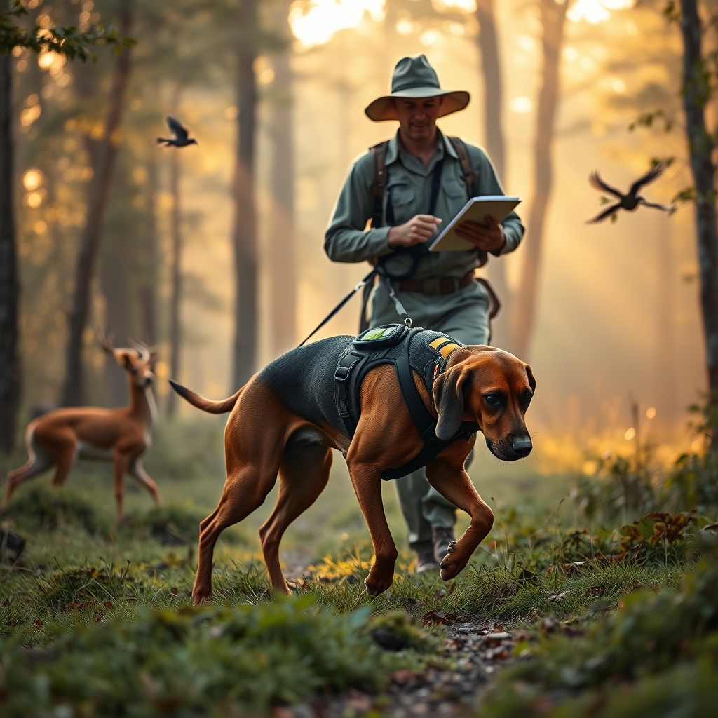 Scent of Survival: How Tracking Dogs Safeguard the Fragile Balance of Wildlife Habitats