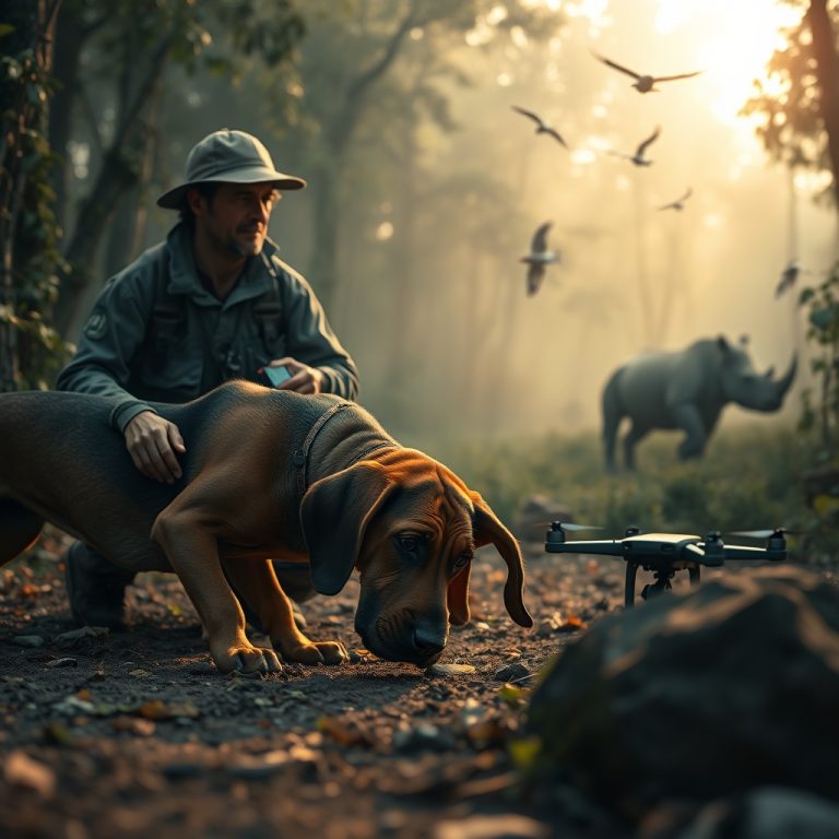 The Invisible Thread: How Tracking Dogs Weave Technology and Tradition in Wildlife Conservation