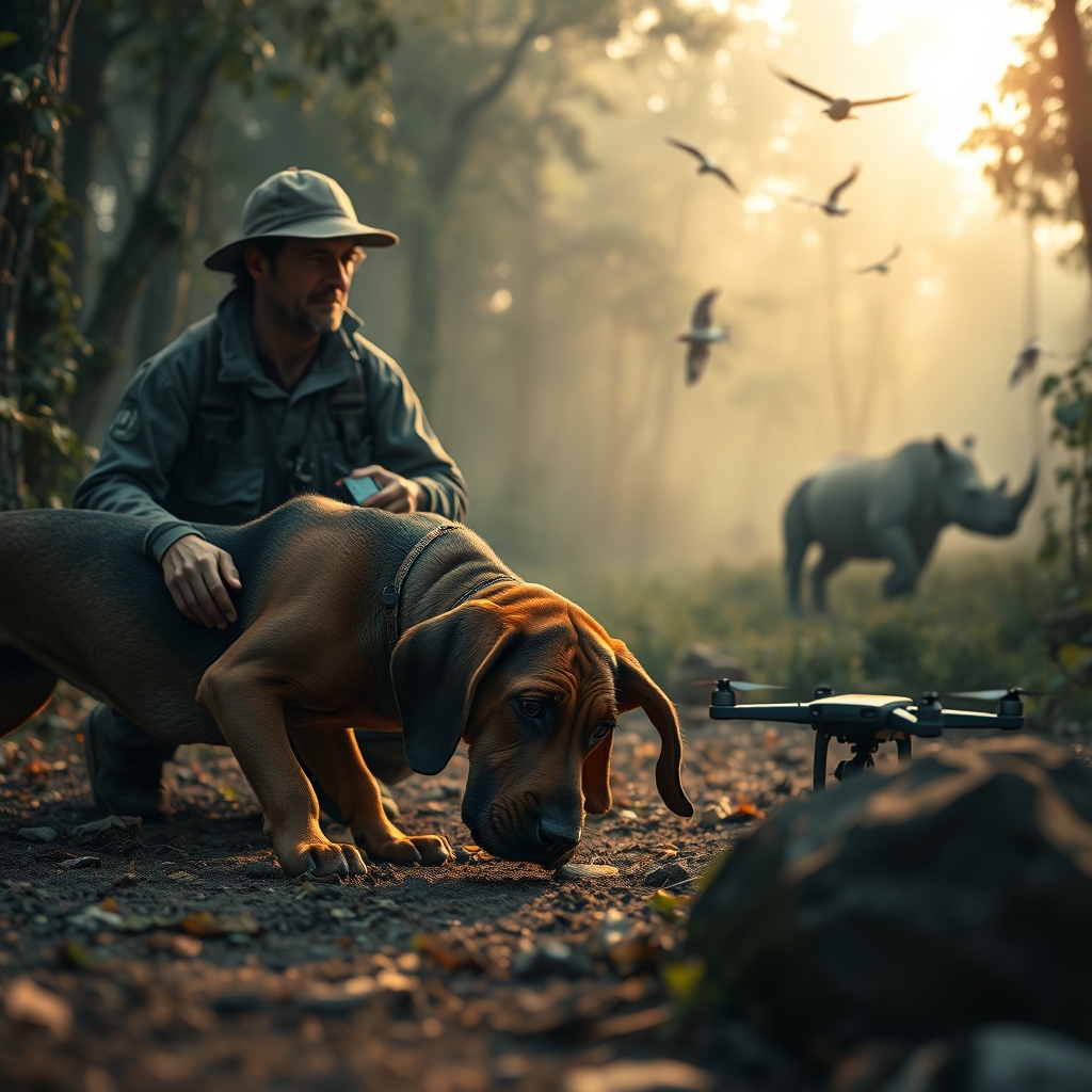 The Invisible Thread: How Tracking Dogs Weave Technology and Tradition in Wildlife Conservation